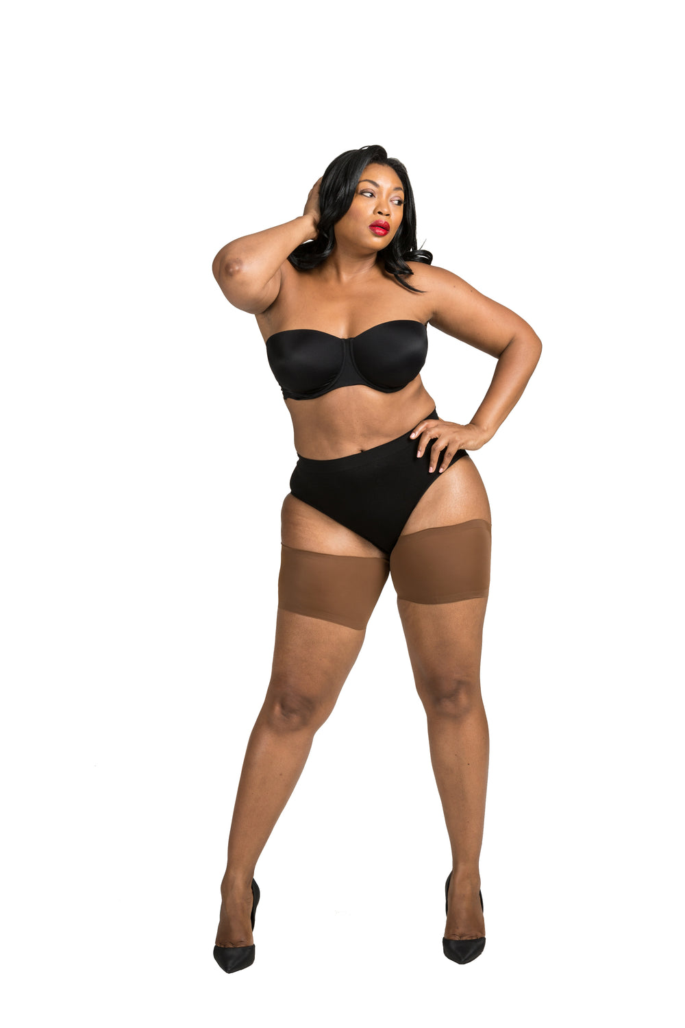 Performance Thigh Bands By Bandelettes® Chocolate