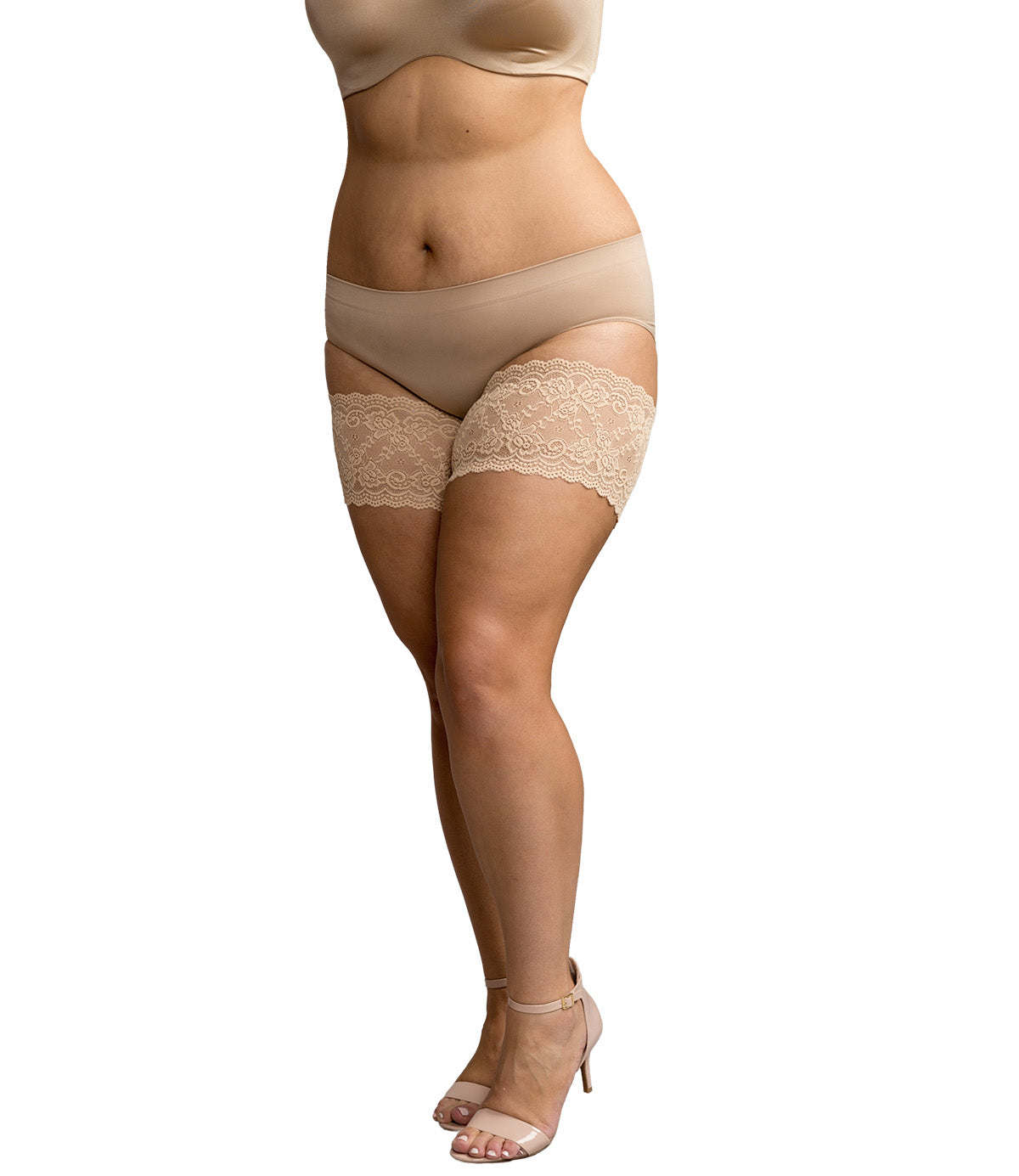 Onyx Thigh Bands by Bandelettes® | Beige
